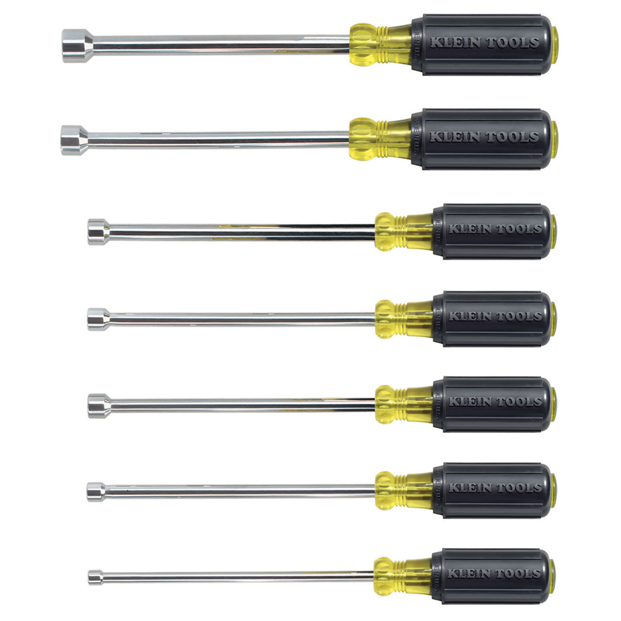 Nut Driver Set, 6-Inch Shafts, 7-Piece, Model# 647